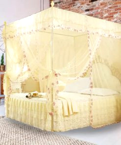 zanzariera letto 2 posti beige